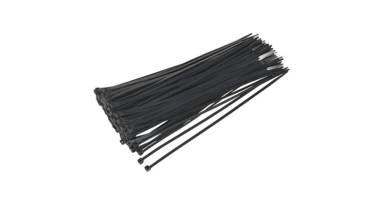 Sealey CT30048P100 Cable Tie 300 x 4.8mm Black Pack of 100