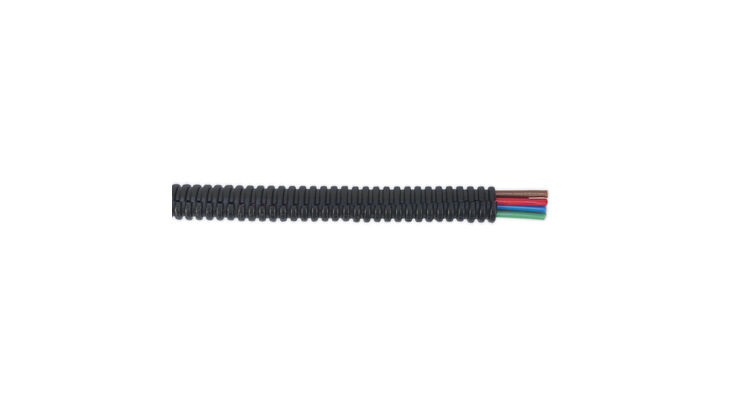 Sealey CTS07200 Convoluted Cable Sleeving Split &#8709;7-10mm 200m