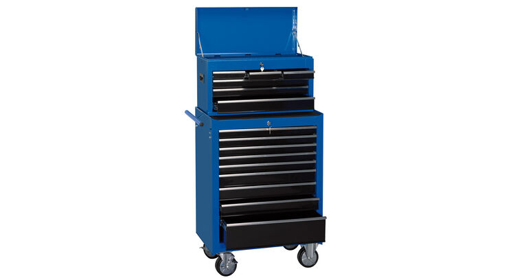Draper 11533 Combination Roller Cabinet and Tool Chest, 15 Drawer, 26", 680 x 458 x 1322mm