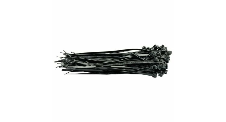 Draper 70391 Cable Ties, 3.6 x 150mm, Black (Pack of 100)