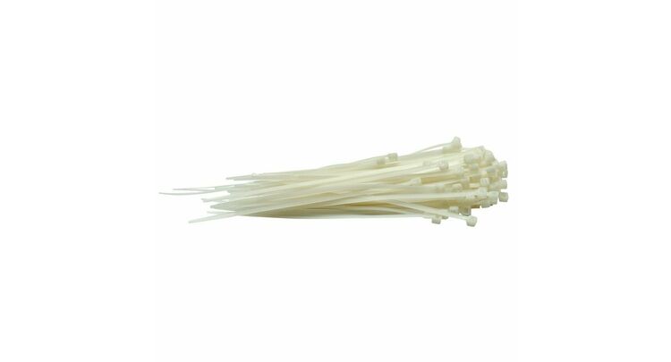 Draper 70392 Cable Ties, 3.6 x 150mm, White (Pack of 100)