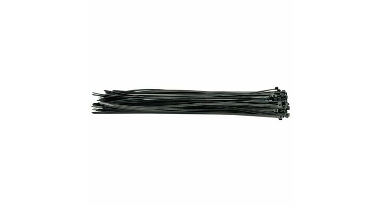 Draper 70400 Cable Ties, 4.8 x 400mm, Black (Pack of 100)