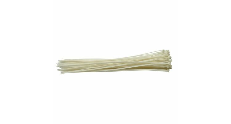 Draper 70401 Cable Ties, 4.8 x 400mm, White (Pack of 100)