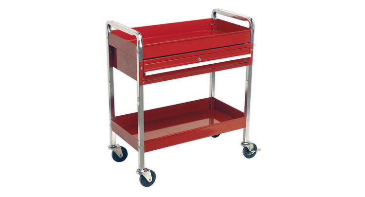 Sealey CX101D Trolley 2-Level Heavy-Duty with Lockable Drawer