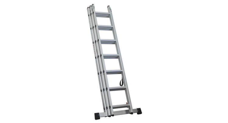 Sealey ACL307 Aluminium Extension Combination Ladder 3x7 EN 131
