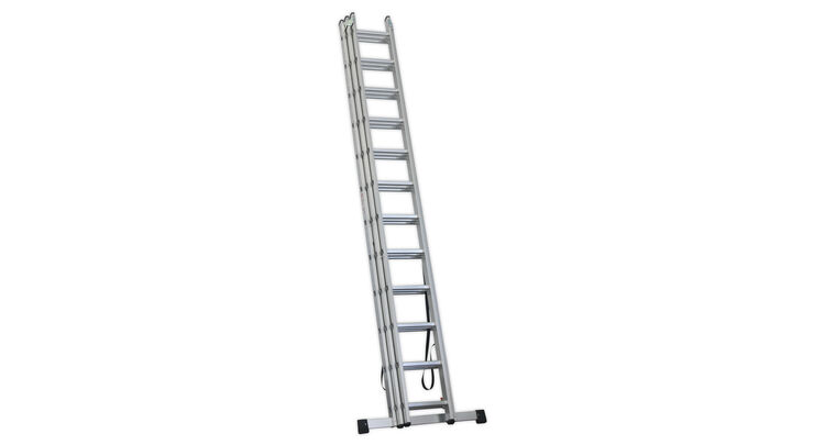 Sealey ACL312 Aluminium Extension Combination Ladder 3x12 EN 131