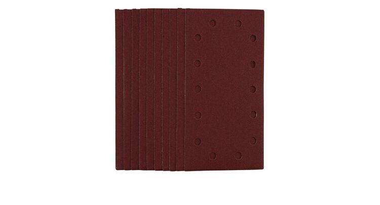 Draper 55864 1/2 Sanding Sheets with Hook and Loop, 115 x 230mm, 120 Grit (Pack of 10)