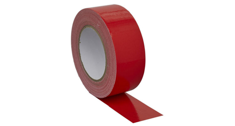 Sealey DTR Duct Tape 50mm x 50m Red