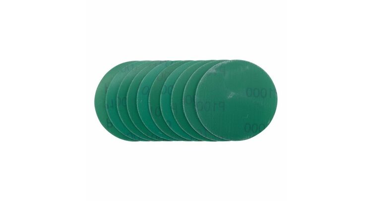 Draper 04426 Wet and Dry Sanding Discs with Hook and Loop, 75mm, 1000 Grit (Pack of 10)