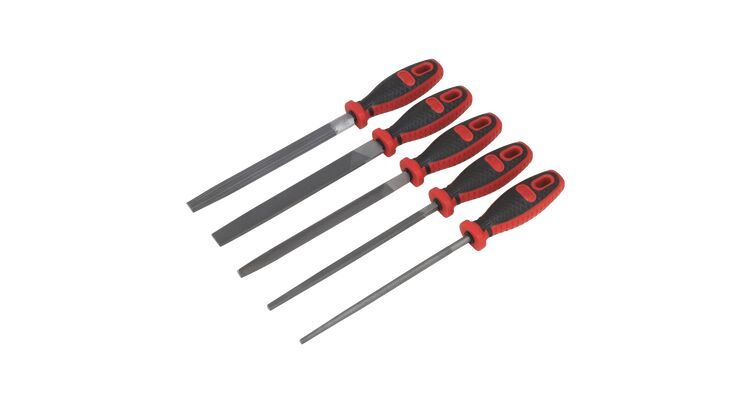 Sealey AK586 Smooth Cut Engineer’s File Set 5pc 200mm