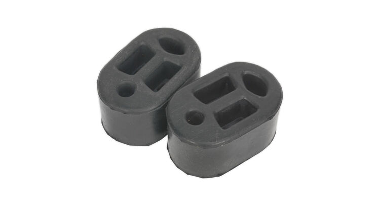 Sealey EX01 Exhaust Mounting Rubbers L70 x D45 x H37 (Pack of 2)