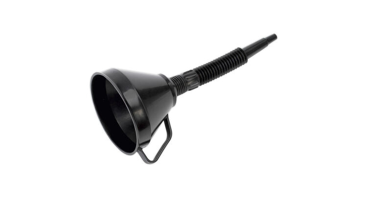 Sealey F6 Funnel with Flexible Spout & Filter &#8709;160mm