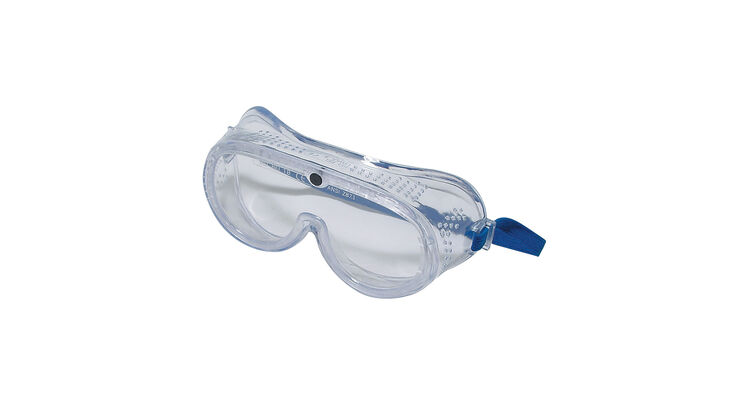 Silverline Direct Safety Goggles - Direct Vent - Clear