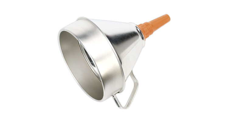 Sealey FM20 Funnel Metal with Filter &#8709;200mm