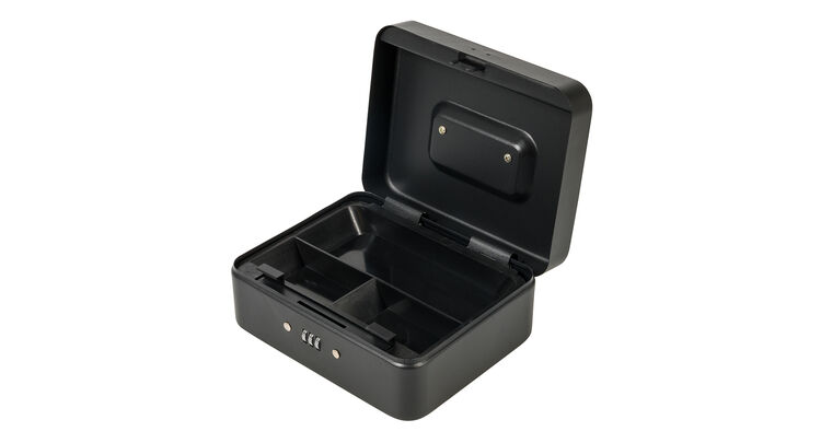 Silverline 3-Digit Combination Cash & Valuables Safe Box - 200 x 160 x 90mm
