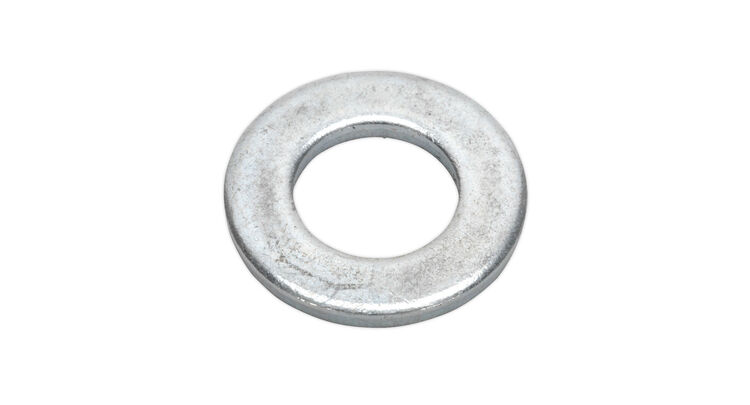 Sealey FWA1224 Flat Washer M12 x 24mm Form A Zinc DIN 125 Pack of 100