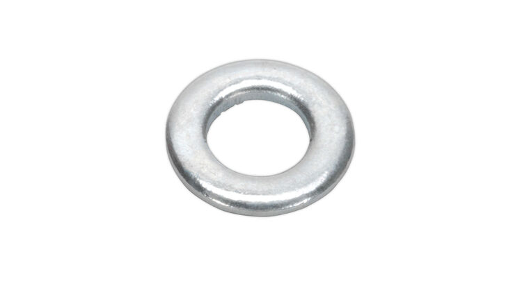 Sealey FWA510 Flat Washer M5 x 10mm Form A Zinc DIN 125 Pack of 100