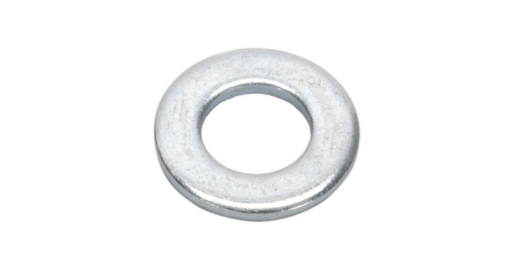 Sealey FWA817 Flat Washer M8 x 17mm Form A Zinc DIN 125 Pack of 100