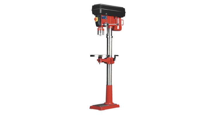 Sealey GDM200F/VS Pillar Drill Floor Variable Speed 1630mm Height 650W/230V