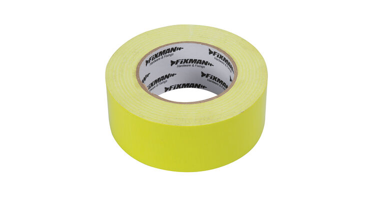Fixman Heavy Duty Duct Tape Bright Yellow - 50mm x 50m