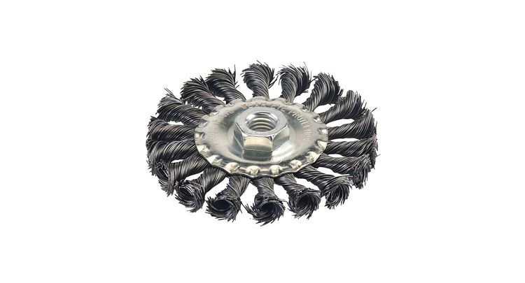 Silverline Steel Twist-Knot Wheel