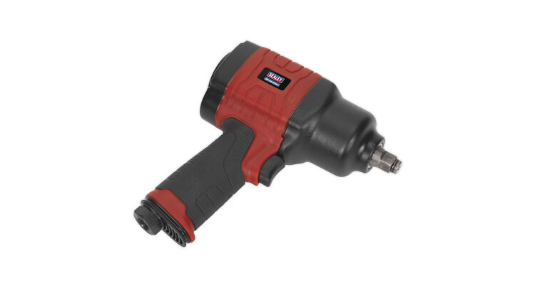 Sealey GSA6002 Composite Air Impact Wrench 1/2"Sq Drive Twin Hammer