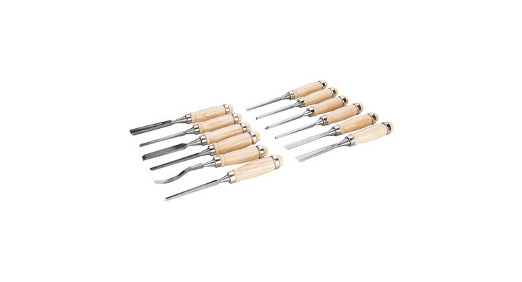 Silverline Wood Carving Set 12pce - 200mm