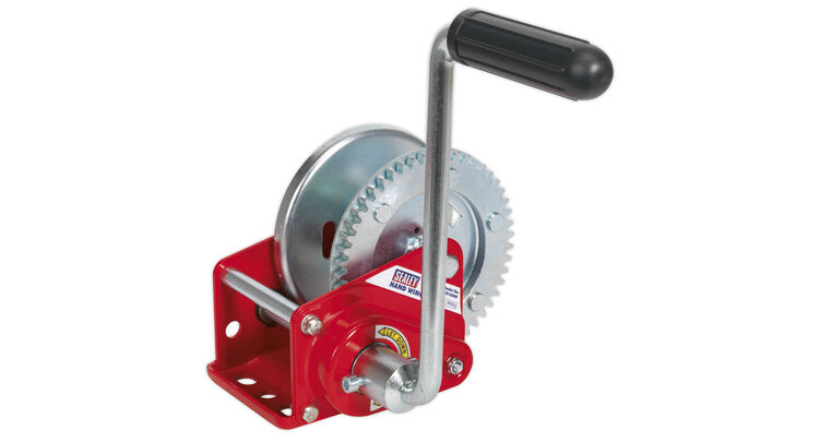 Sealey GWE1200B Geared Hand Winch with Brake 540kg Capacity