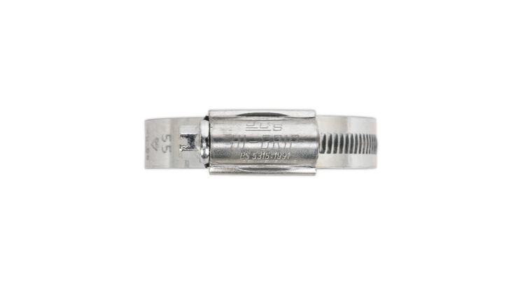 Sealey HCJ000 HI-GRIP&reg; Hose Clip Zinc Plated &#8709;9.5-12mm Pack of 30