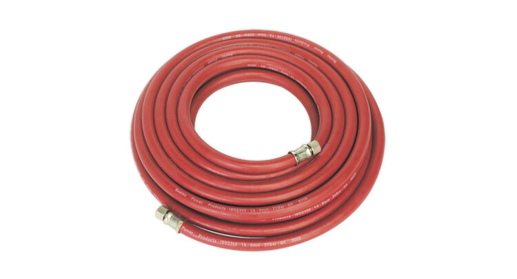 Sealey AHC10 Air Hose 10m x &#8709;8mm with 1/4"BSP Unions