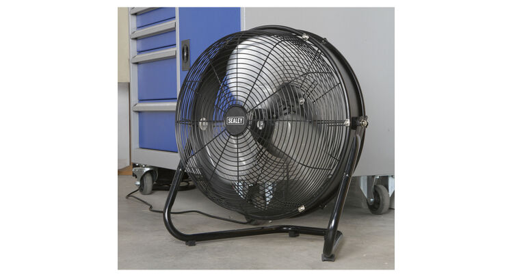 Sealey HVF18IS Industrial High Velocity Floor Fan with Internal Oscillation 18"