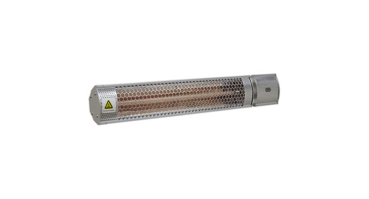 Sealey IWMH2000R High Efficiency Infrared Short Wave Wall Mounting Heater 2000W