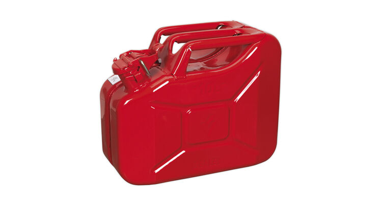 Sealey JC10 Jerry Can 10ltr - Red