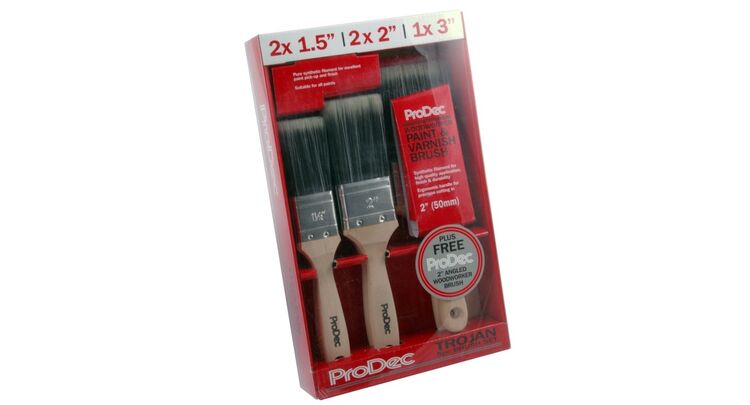 Rodo Trojan Brush Set With FREE 2" Woodworker