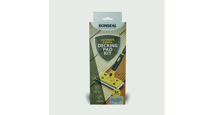 Ronseal 39128 Ultimate Finish Decking Pad Kit