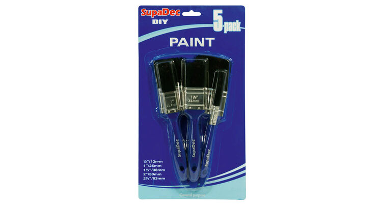 SupaDec DIYS5 Paint Brush Set