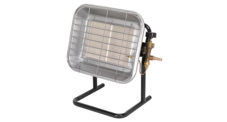 Sealey LP14 Space Warmer&reg; Propane Heater with Stand 10,250-15,354Btu/hr
