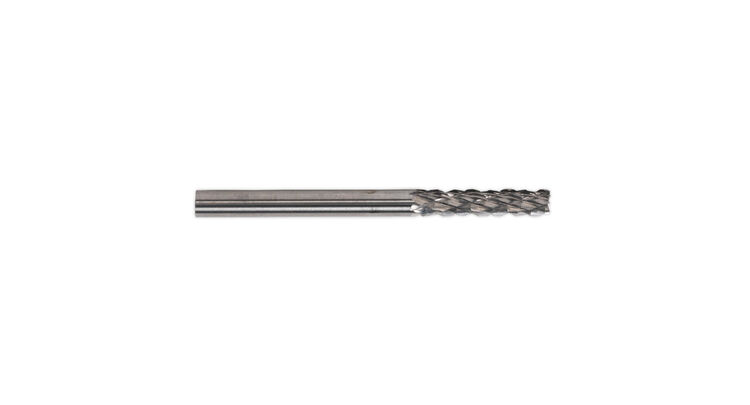 Sealey MCB003 Micro Carbide Burr Cylinder with End Cutter 3mm Pack of 3