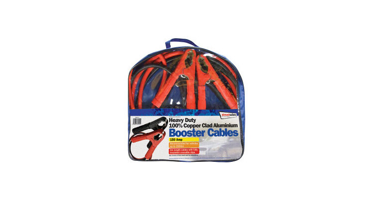 Streetwize SWBC12 Aluminium Booster Cable with Insulated Crocodile Clips