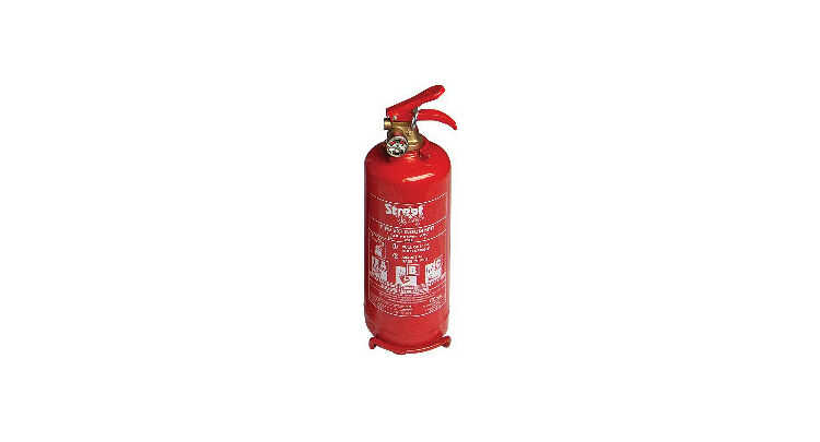 Streetwize SWFE2G Dry Powder ABO Fire Extinguisher with Gauge