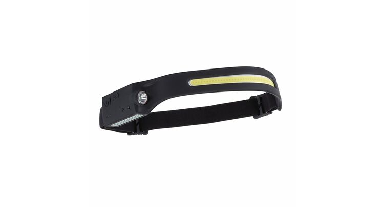 Draper 28236 COB LED Rechargeable 2-in-1 Head Torch with Wave Sensor, 3W, USB-C Cable Supplied