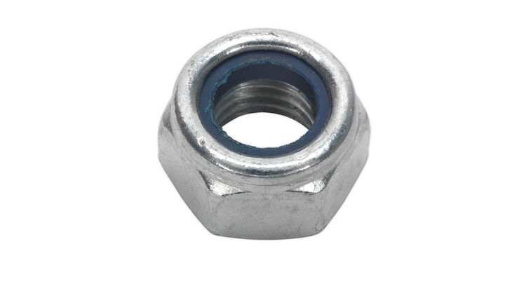 Sealey NLN14 Nylon Lock Nut M14 Zinc DIN 982 Pack of 25