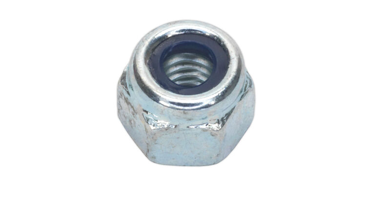 Sealey NLN5 Nylon Lock Nut M5 Zinc DIN 982 Pack of 100