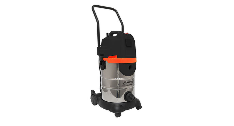 Sealey PC300BL Vacuum Cleaner Cyclone Wet & Dry 30ltr 1400W/230V