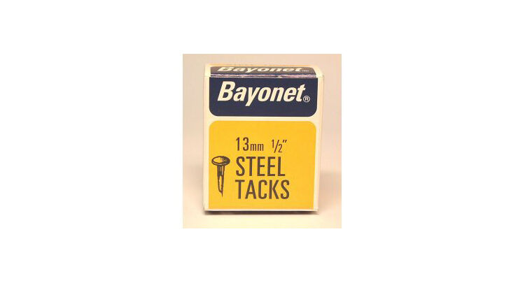 Bayonet Tacks (Fine Cut Steel) - Blue (Box Pack)