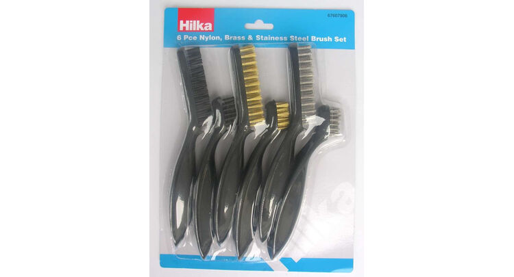 Hilka 6 pce 7" & 9" Wire Brush Set