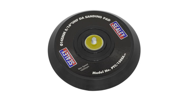 Sealey PTC/150SA DA Backing Pad for Stick-On Discs &#8709;145mm 5/16"UNF