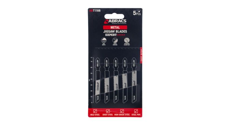 Abracs ABT118B Jigsaw Blade For Wood Fine Straight Cut