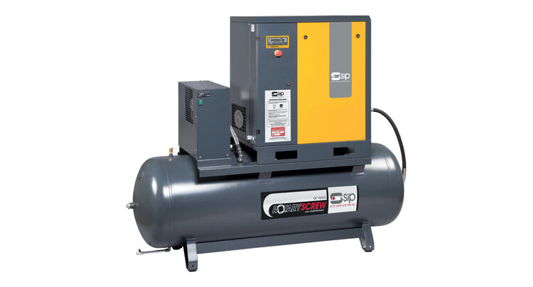 SIP RS11-10-500BD/RD 500ltr Rotary Screw Compressor with Dryer