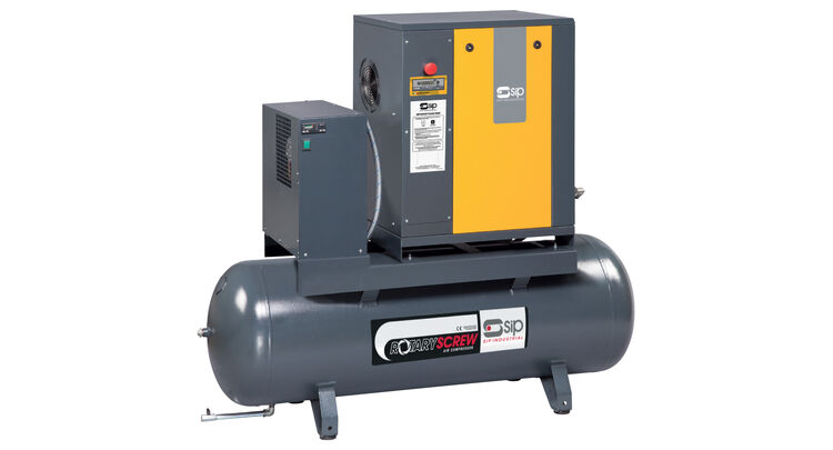 SIP RS4.0-10-200BD/RD 200ltr Rotary Screw Compressor with Dryer
